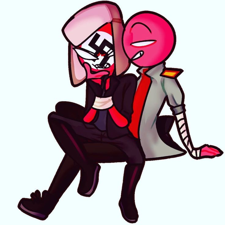 third Reich and USSR countryhumans