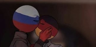 russia x germany countryhumans
