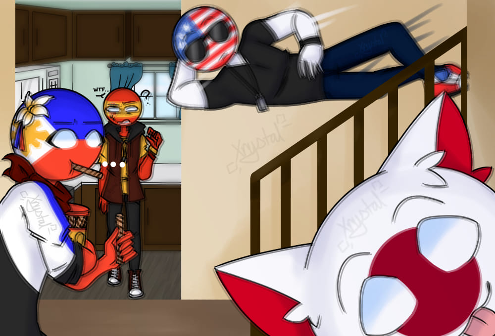 countryhumans Pose for the selfie guys!