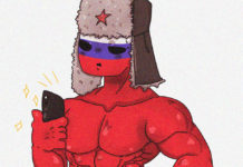 russia stron countryhumans